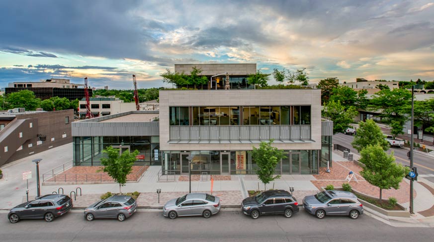 LEED Certified Building 215 St. Paul Exterior Front