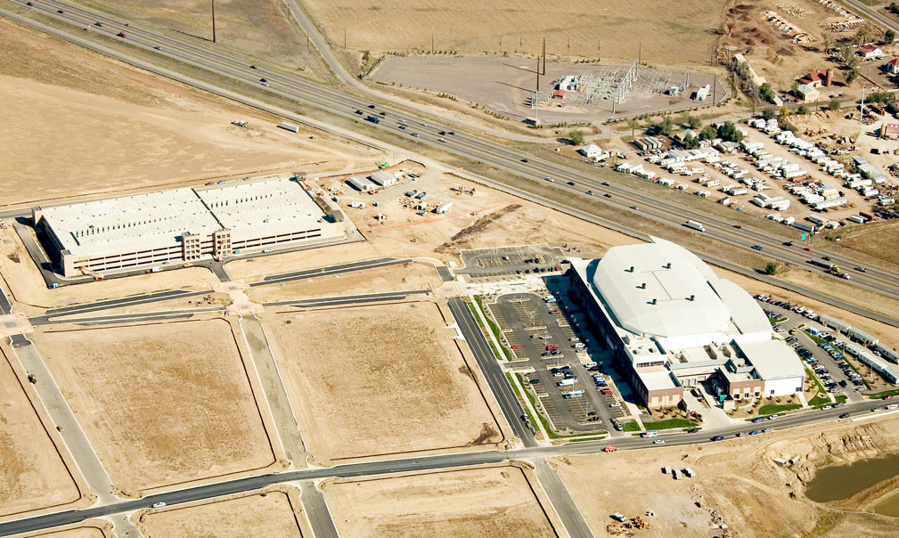 Arista Parkade Construction in Broomfield Aerial View