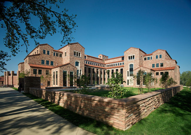 University of Colorado Boulder Wolf Law Building Exterior