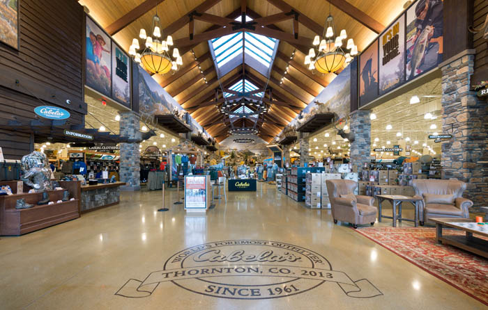 Cabelas Retail Store in Thornton Colorado Visitor Entrance