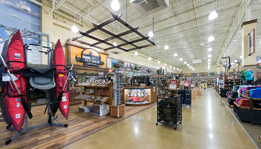 Cabelas Retail Store in Thornton Interior View