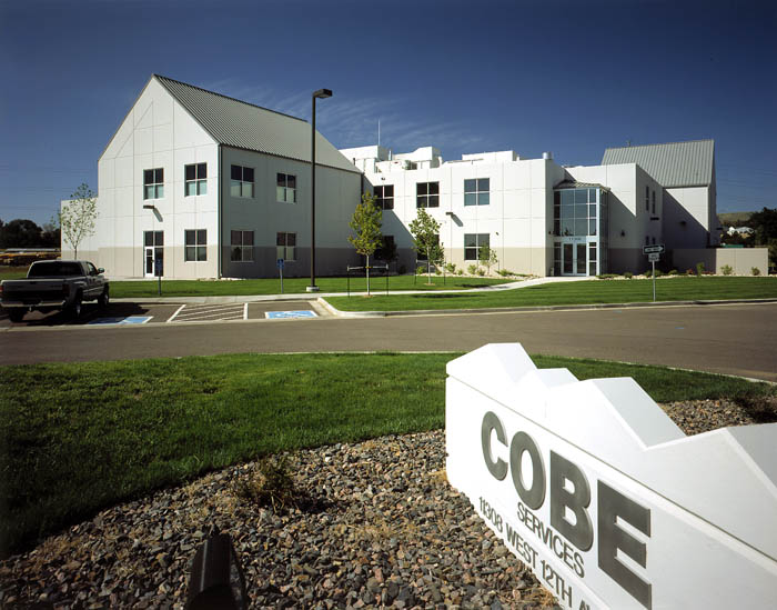 Cobe Gambro Laboratories Exterior Signage