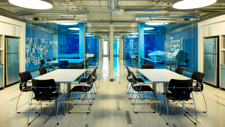 LEED Certified Denver Art Museum Office Building Break Room