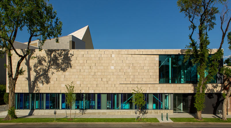 LEED Certified Denver Art Museum Admin Building Exterior View