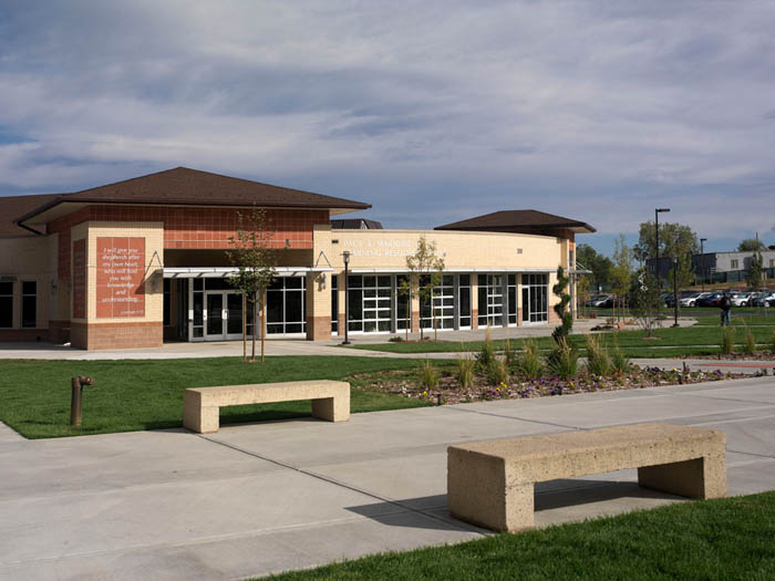Exterior and Benches at Denver Seminary