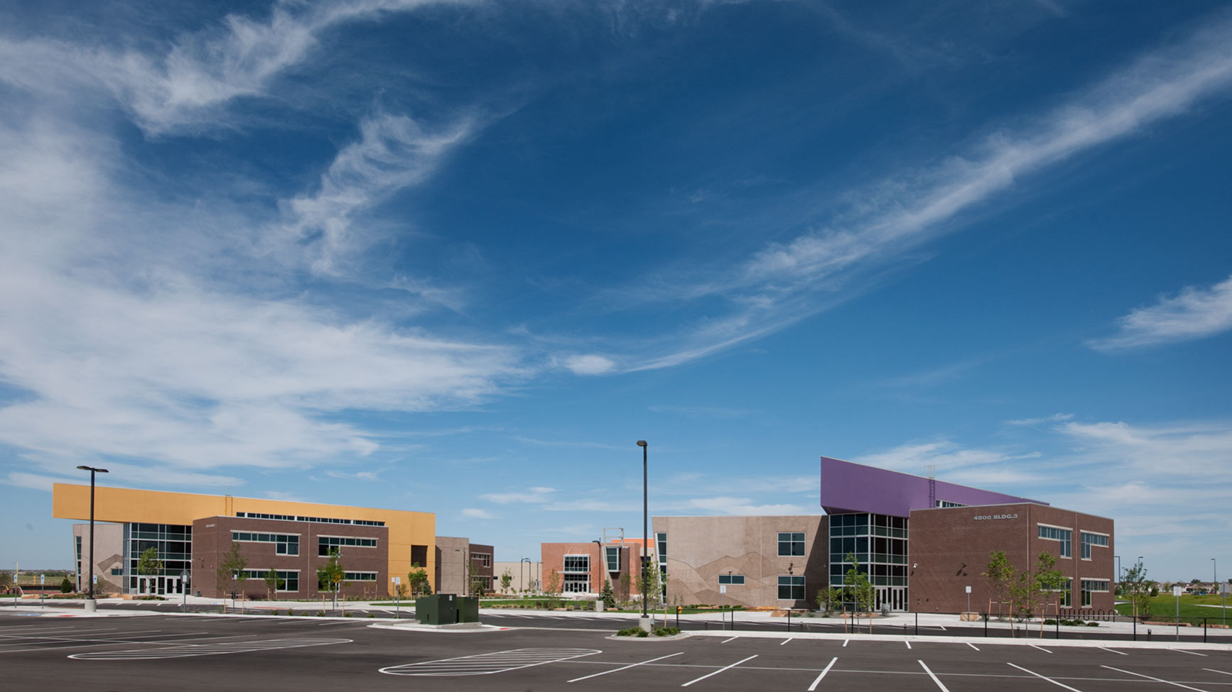 LEED Certified Dr Evie Garrett Campus Building Exterior