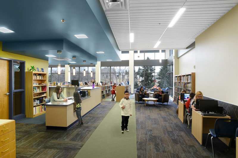 Fort Logan Northgate Campus Library by Saunders Construction