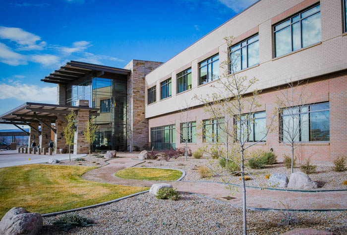 Healthcare Building Grand Junction Community Hospital Exterior Closeup