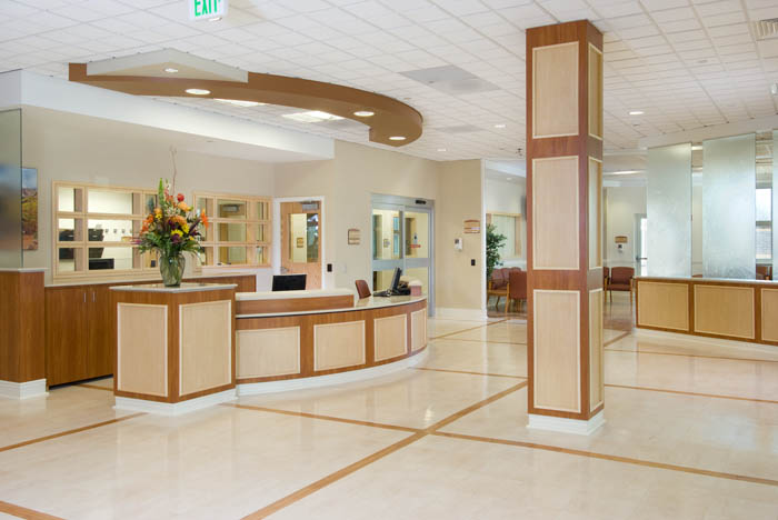 Healthcare Building Construction Longmont United Hospital Front Desk