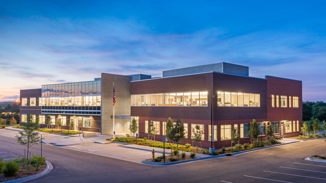 Saunders headquarters building exterior