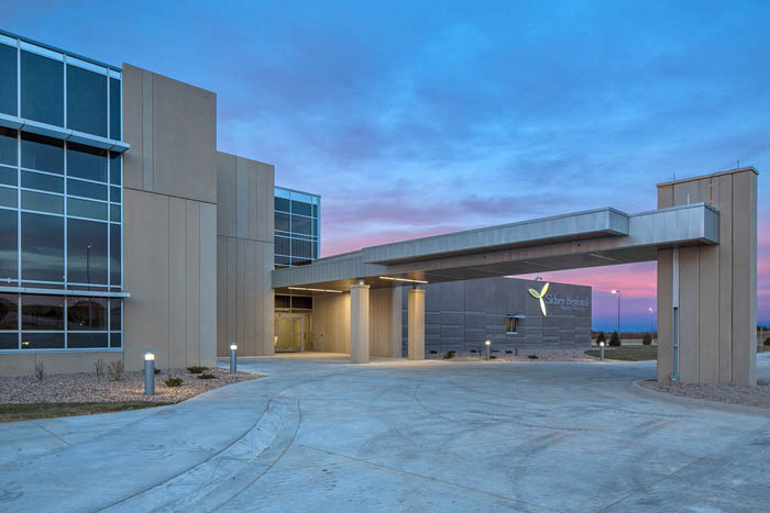 LEED Certified Sidney Regional Medical Center Building Exterior