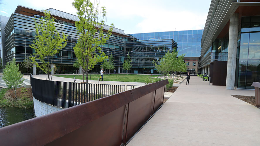 Google Campus building exterior in Boulder